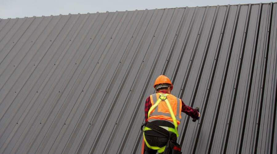 Professional metal roof installation services in Cawood, KY